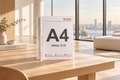 A4 PP punched pockets 0.12 mm clear per 100 pieces